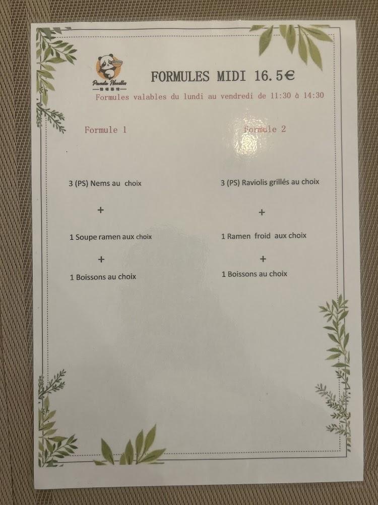 Panda noodles - Menu Image 3